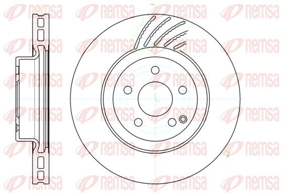 REMSA 61142.10 Brake Disc
