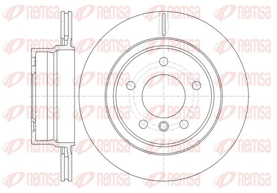 REMSA 61145.10 Brake Disc