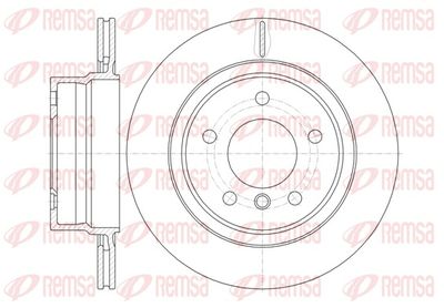 Brake Disc REMSA 61145.10