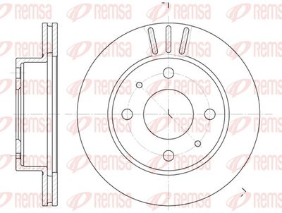 Brake Disc REMSA 61150.10