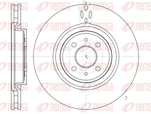 REMSA 61151.10 Brake Disc