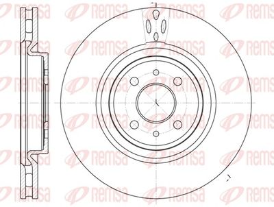 Brake Disc REMSA 61151.10