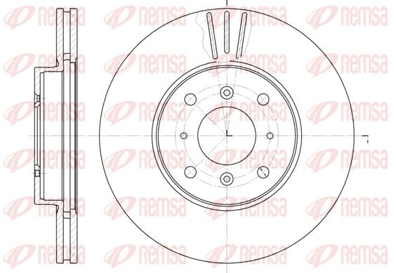 REMSA 61153.10 Brake Disc