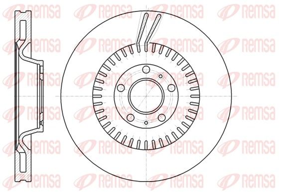 REMSA 61154.10 Brake Disc