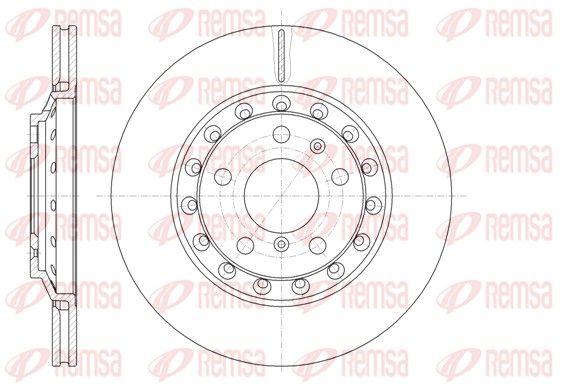 REMSA 61155.10 Brake Disc