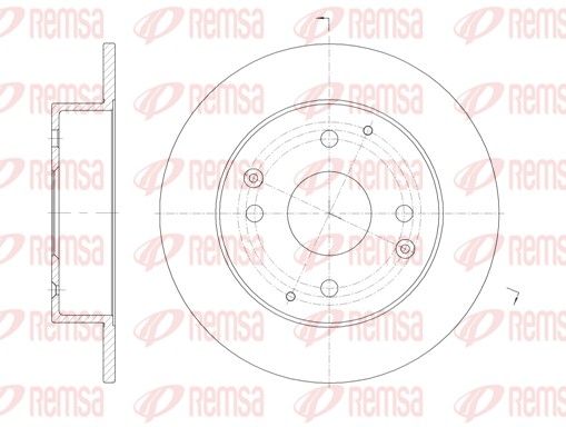 REMSA 61156.00 Brake Disc