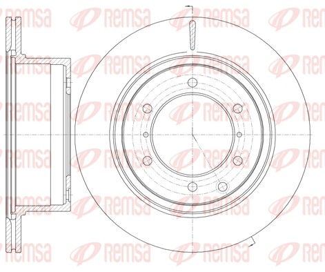 REMSA 61159.10 Brake Disc