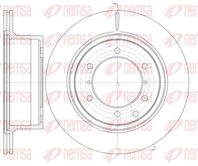 Brake Disc REMSA 61159.10