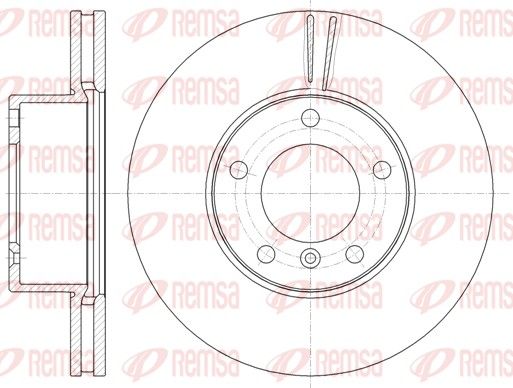 REMSA 61161.10 Brake Disc