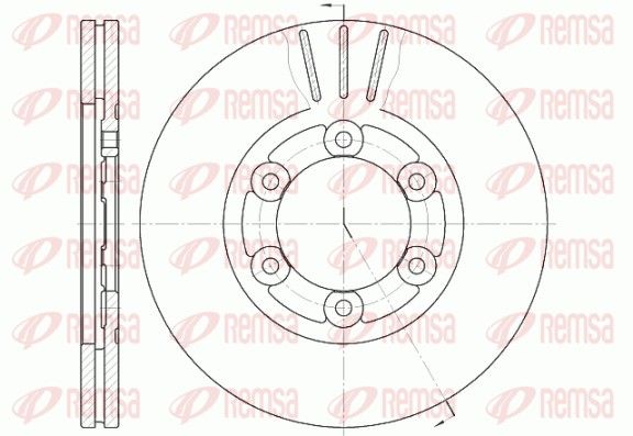REMSA 61164.10 Brake Disc