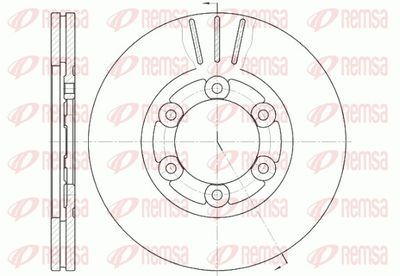 Brake Disc REMSA 61164.10