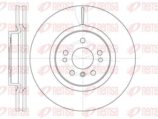 REMSA 61165.10 Brake Disc