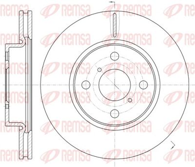 Brake Disc REMSA 61169.10