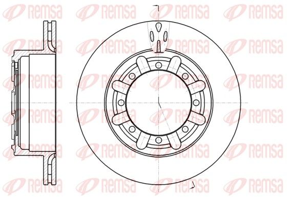 REMSA 61170.10 Brake Disc