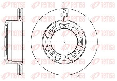 Brake Disc REMSA 61170.10