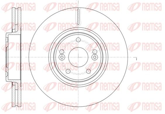 REMSA 61171.10 Brake Disc