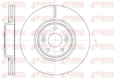 Brake Disc REMSA 61171.10
