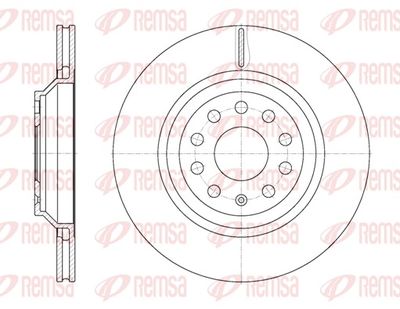 Brake Disc REMSA 61172.10