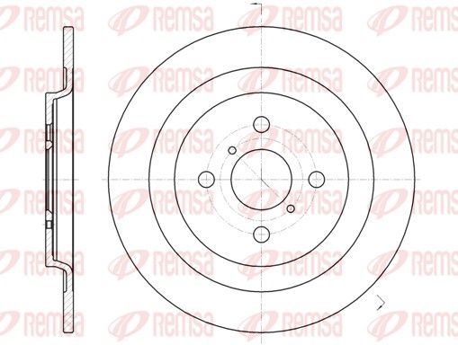 REMSA 61173.00 Brake Disc