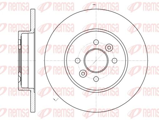 REMSA 61176.00 Brake Disc