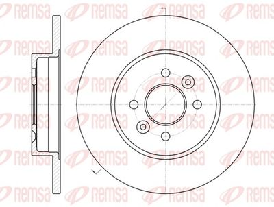 Brake Disc REMSA 61176.00
