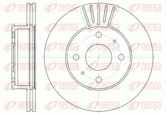 REMSA 61178.10 Brake Disc