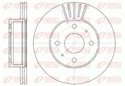 Brake Disc REMSA 61178.10