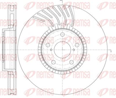 Brake Disc REMSA 61179.10