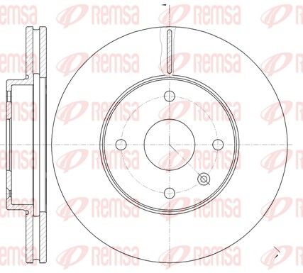 REMSA 61181.10 Brake Disc