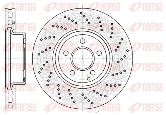 REMSA 61185.10 Brake Disc