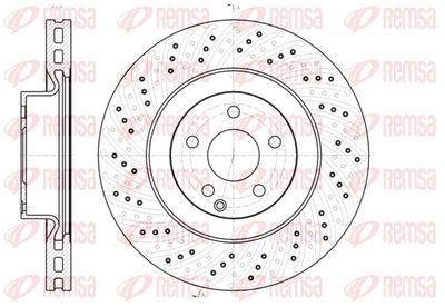 Brake Disc REMSA 61186.10