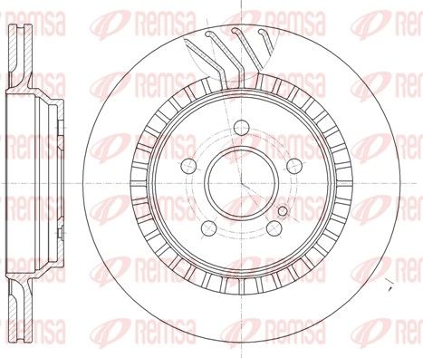 REMSA 61187.10 Brake Disc