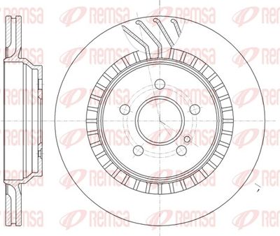 Brake Disc REMSA 61187.10