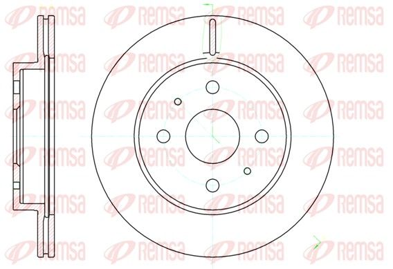 REMSA 61190.10 Brake Disc