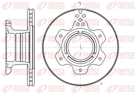 REMSA 61191.10 Brake Disc