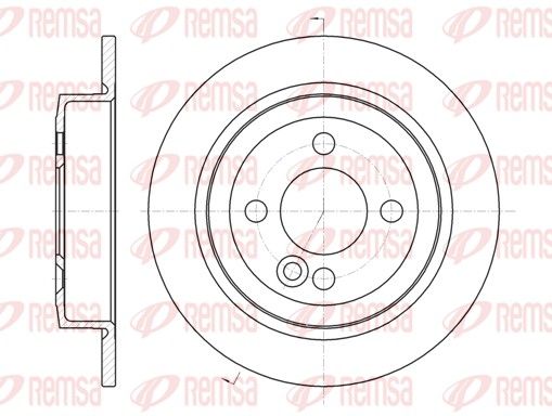 REMSA 61195.00 Brake Disc