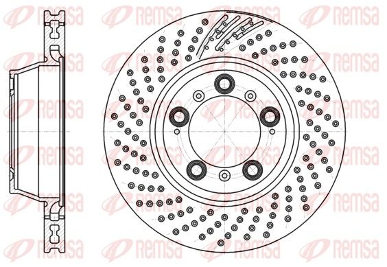 REMSA 61198.10 Brake Disc