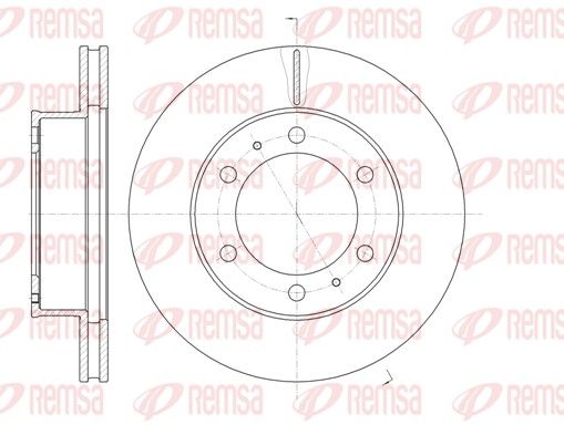 REMSA 61205.10 Brake Disc