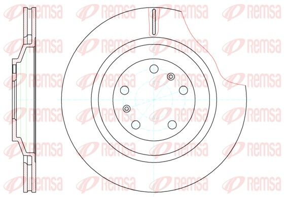 REMSA 61206.10 Brake Disc
