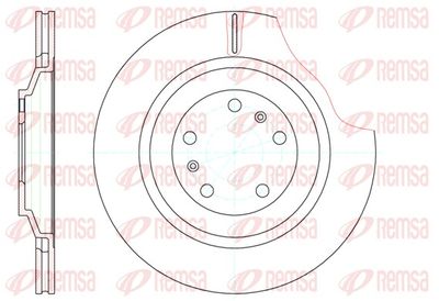 Brake Disc REMSA 61206.10
