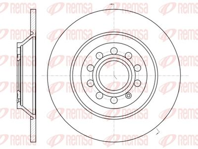 Brake Disc REMSA 61207.00