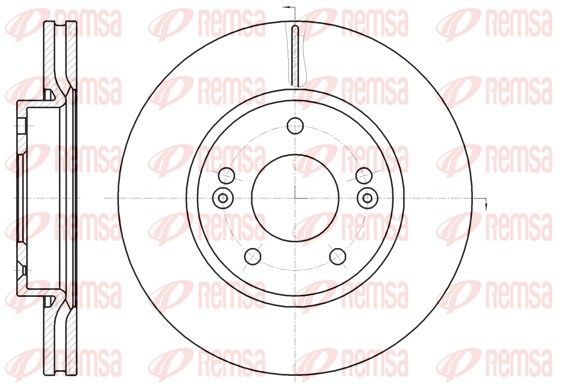 REMSA 61208.10 Brake Disc