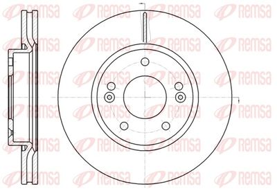Brake Disc REMSA 61208.10
