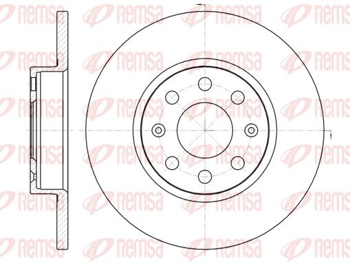 REMSA 61209.00 Brake Disc