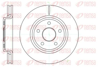 Brake Disc REMSA 61210.10