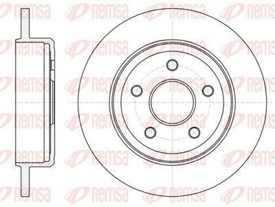 Brake Disc REMSA 61211.00