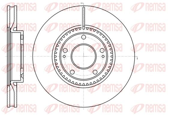 REMSA 61217.10 Brake Disc