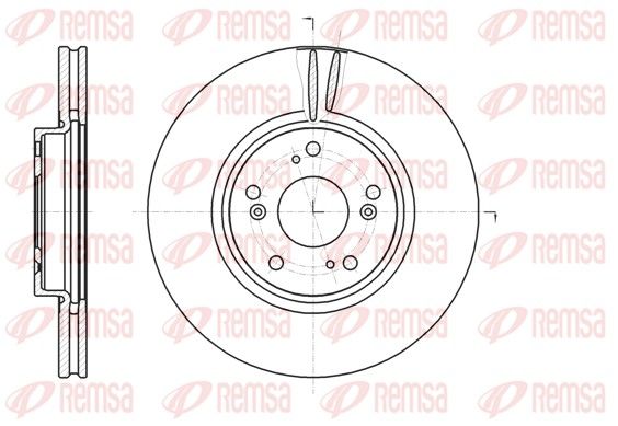 REMSA 61218.10 Brake Disc