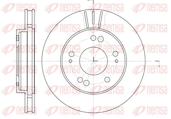 REMSA 61220.10 Brake Disc