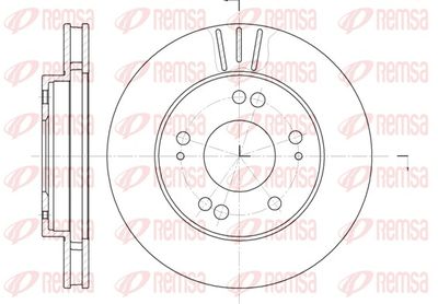 Brake Disc REMSA 61220.10